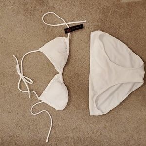 White bikini